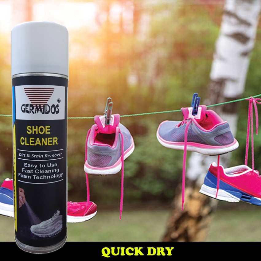 germidos Shoe Cleaner Foam Spray, Dirt and Stain Remover Canvas, Nubuck,  Sports Shoe Cleaner Price in India - Buy germidos Shoe Cleaner Foam Spray,  Dirt and Stain Remover Canvas, Nubuck, Sports Shoe